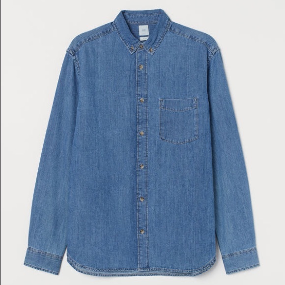 Denim Shirt Brand H&M New with Tags - Picture 5 of 5